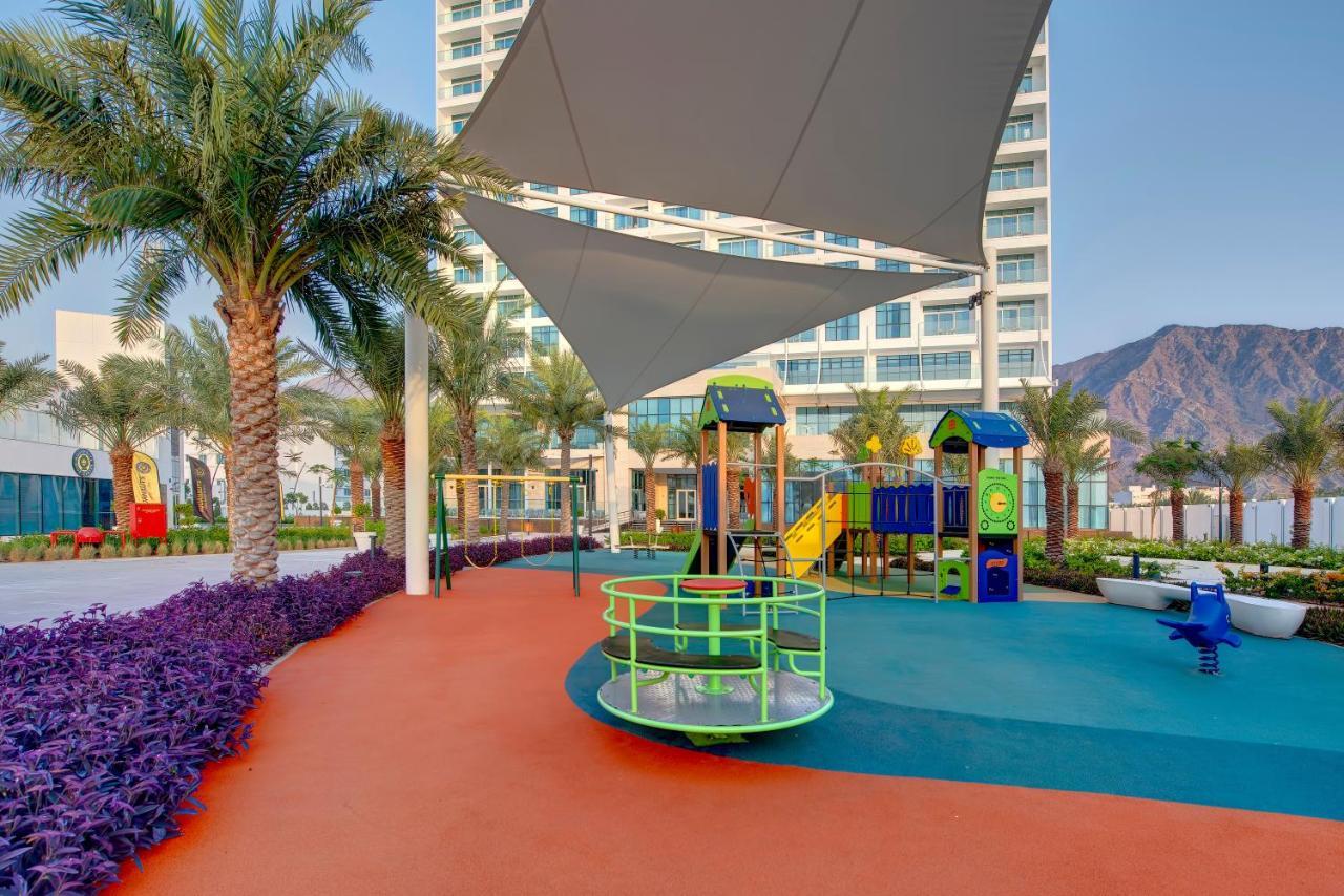 Royal M Al Aqah Beach Resort By Gewan Buitenkant foto Children's play area