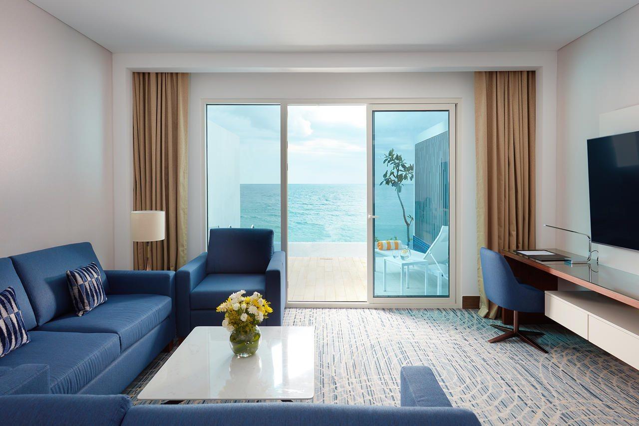 Royal M Al Aqah Beach Resort By Gewan Buitenkant foto A suite at the hotel